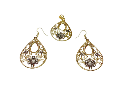 Dual Tone Plated | Fashion Pendant Sets